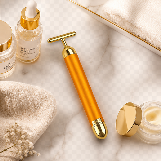 Facial  Electric Gold Face Massager
