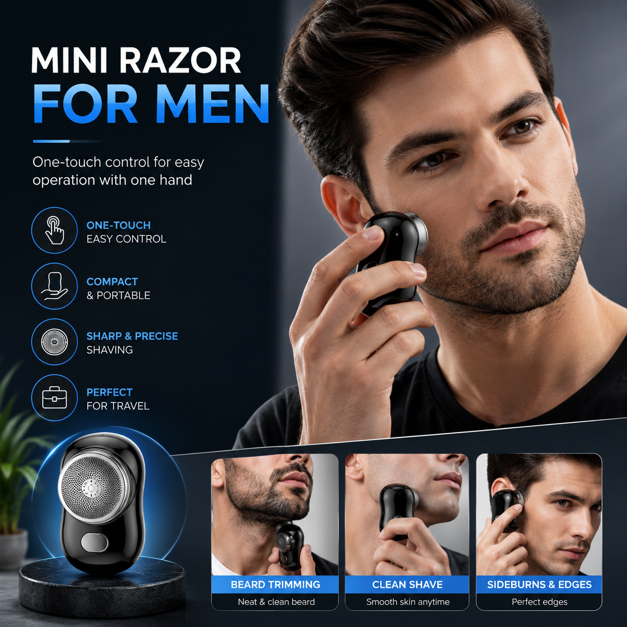 Mini Electric Shaver for Man